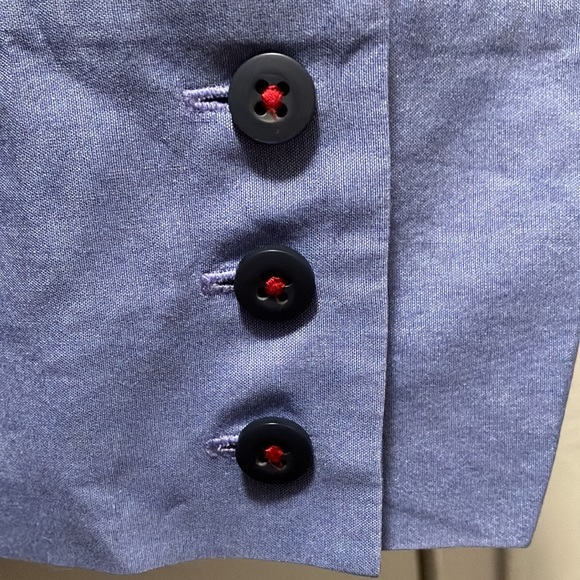 Very Cool and Unusual Talbots Womens 100% Cotton Button Down Shirt, size 20W - Picture 2 of 5